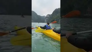 Una magica panorama alla baia di Lan Ha 😍 #travel #viaggiare #nature #halong #natale #vacanza #mare