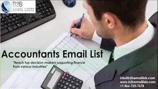 Best Accountants Email List providers