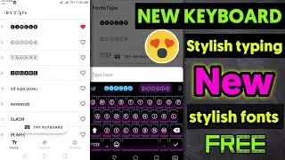 How to Change Font Style in Any Android Device Stylish keyboard for android||Stylish fonts