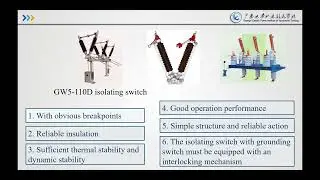 5.5 High Voltage Switchgear---High Voltage Isolating Switch and Load Switch
