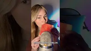 ASMR eating watermelon😍 #watermelon #asmr #mukbang #eating #fyp #shorts #asmrvideo #relax #foryou