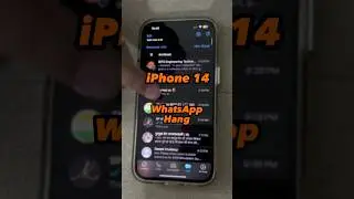 iPhone 14 WhatsApp Hang problem 😱#iphone14 #hangproblem #shortsvideo#shortsviral #techtravelankush