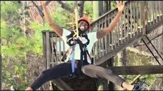 WE WENT ZIP LINING OVER ALLIGATORS!!!!
