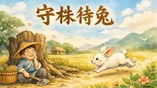 【成語故事小書房 19】｜《守株待兔》給孩子聽的成語故事 × 生活智慧 × 小小反思｜親子書房練習曲