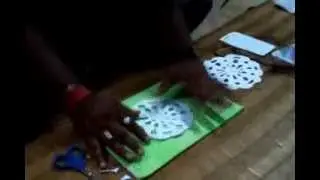 Paper cut Snow Flex : Origami snow flex