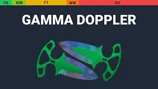 Shadow Daggers Gamma Doppler - Skin Float And Wear Preview