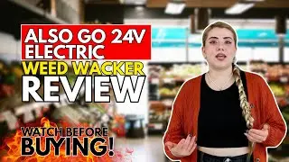 ALSO GO 24V Electric Weed Wacker Review: Best Stringless Grass Trimmer with Blades