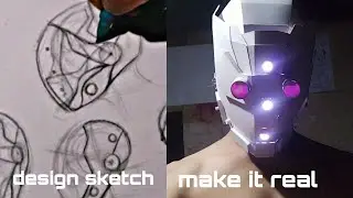 this is how I created my own sci-fi robot helmet design / 2021 / Kangleipak
