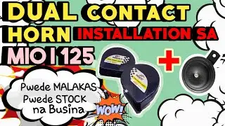 MOCC DUAL HORN Installation Yamaha Mio i 125