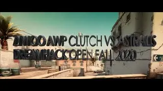 CS:GO | ZywOo 1vs4 AWP clutch vs Astralis (Dust2) @ Dreamhack Open Fall 2020 (FHD 60 FPS)
