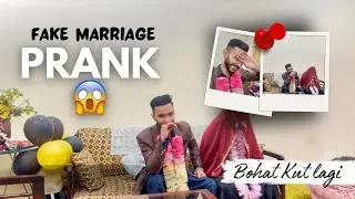 fake Marriage Prank | Bohat Kutt Lagi | Sab Ke Reaction dekhne wale the | Rajab World