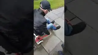Trying me grandsons segway seat