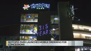Isotopes Park and Electric Playhouse celebrate city&rsquo;s 315th birthday with laser lights