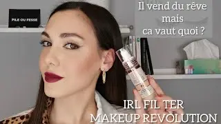 ~ FOND DE TEINT MATTE, SANS TRANSFERT,TENUE 16H ? 🤔Je teste le IRL FILTER de chez MAKEUP REVOLUTION💄