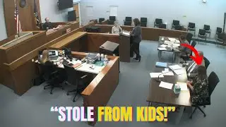 Caught Stealing from Children &mdash; Her Excuses Fall Apart in Court!