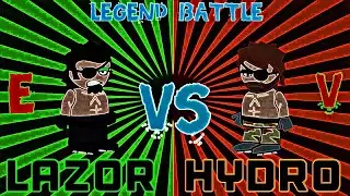 Mini Millitia Doodle Army2: Lazor vs Hydro [Legend Battle]