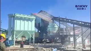 Mobile Crushing Production Line Live Operation