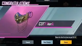 COLLECTING PUBG MOBILE C3S7 MASK | S3S7 MASK 🎭