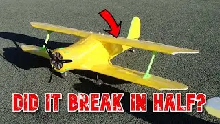Beautiful 3D Printed Beechcraft Staggerwing BREAKS APART IN MIDAIR!