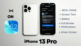 iOS 26.2 Battery Test on iPhone 13 Pro 🔋 | Real Usage, Screen-On Time & Drain Test| iPhone 13 Pro