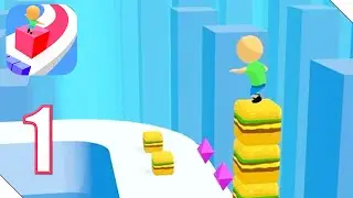 Cube Surfer Прохождение Часть 1 Уровень 1-9 | Андроид/iOS Геймплей