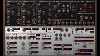Predator VST synthesizer (Rob Papen) - Preview of 146 sound patches (Percussion and Effects Bank)