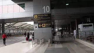 Outside Delhi International Airport Terminal 3 Arrival Hall | T3 Delhi International Airport Tour