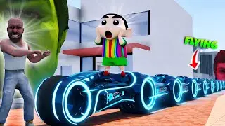 😱 Franklin make LONGEST BIKE in indian bikes driving 3d  || Funntyaa 