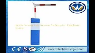Remote Fan Motor Traffic Gate Arms For Parking  Lot , Traffic Barrier Systems