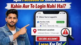 Aapki Facebook ID Koi Aur To Use Nahi Kar Raha? | Facebook Security Settings Full Guide 2026