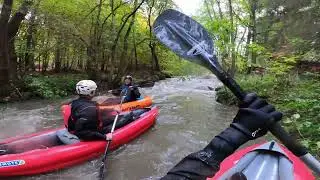 Vavřinecký potok 2022🚣‍♂️ Toušická káskáda)👍(Gumotex Safari)
