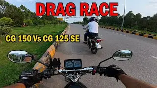 Drag Race Honda CG 150 Vs Honda CG 125 SE