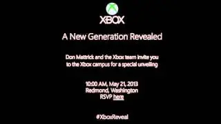 XBOX 720 Unveiling Announced! Xbox VS PS4 who will come out on top?