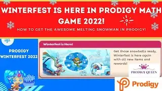 PRODIGY MATH GAME | Winterfest 2022 is FINALLY Here! | How to get *NEW* Snowman from Winter Awards