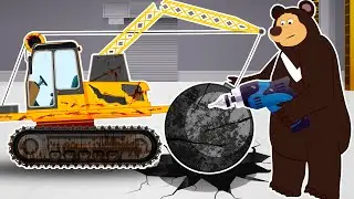 Fallen Hammer - Welding and Repairing Hydraulic Hammer Excavator | The Bear Garage Vehicles