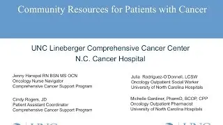 Community Resources of the Patient with Cancer
