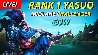 CHALLENGER 1712LP START✅ MID YASUO RANKED EUW GRIND✅