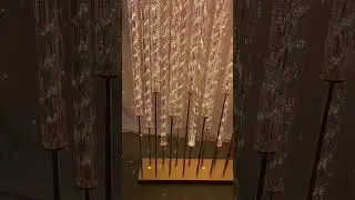 Crystal floor lamp