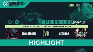Grand Final BOOM VS ALTER EGO | VCT Indonesia - Stage 3 - Week 2 Main Event Day 3 | HIGHLIGHT