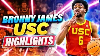 Bronny James LEBRON JAMES SON USC Highlights 2023-2024