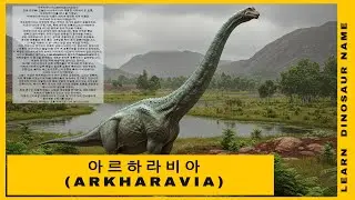 타임머신타고공룡친구만나러ㅡ아르하라비아(Arkharavia)# 용각류공룡 동요 # 아르하라비아 # 백악기 후기 # 어린이동요 #키즈 #공룡노래