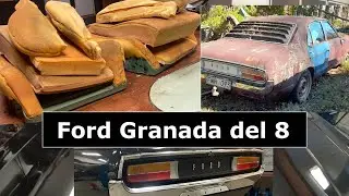 Ford Granada del 8, Recarostolar påbörjas och vi tittar på bilder från när bilen hämtades