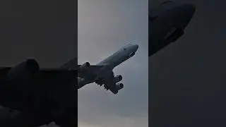 Queen of the Sky --- Boeing747-8F took off at HKG/VHHH #cathaypacific #aviation #747 #boeing