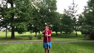 American Mace Double Toss Demonstration Full-speed/Slo-mo