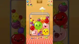 💥Best Fruit Merge Gameplay! 🍉🍌Satisfying Puzzle Merges You'll Love!🍇