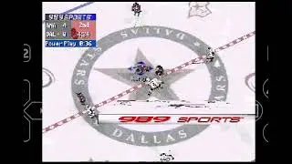 NHL Faceoff 2000 (U) - PS1 (Anaheim Mighty Ducks. Exhibition). Matsu Player.