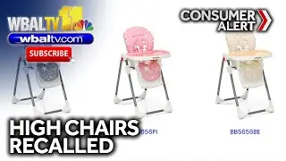 High chair recalled over potential suffocation risk