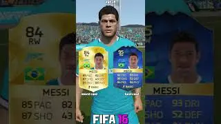 HULK worst vs best card in EVERY FIFA! (10-21)⚽#shorts #fifa #eafc24 #fc24 #hulk #brazil