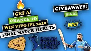 GET A CHANCE TO WIN A MATCH TICKET|| VIVO IPL 2020 || IN HINDI || PREDICTOR BABA