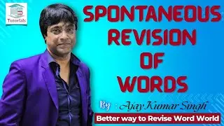 Spontaneous Revision Of Words | AJAY KUMAR SINGH | SYNO/ANTO | VOCAB | WORD POWER |Ajay Sir MB Books